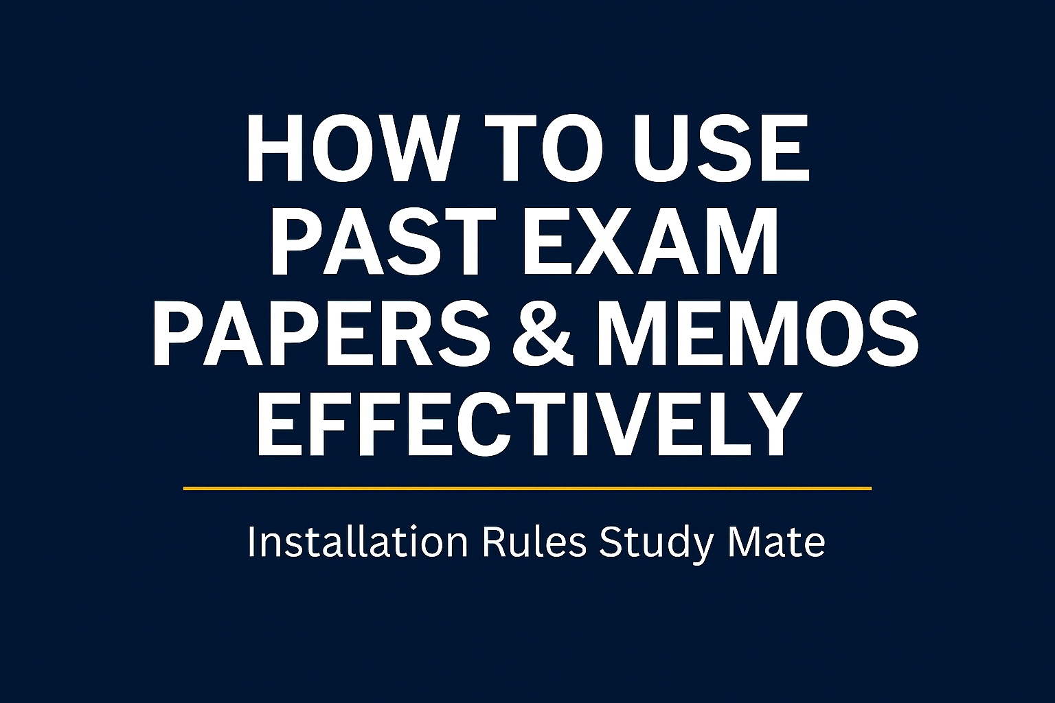 Electrical installation study banner